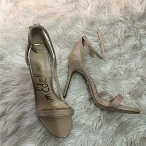 Sam Edelman Nude Strappy Heels